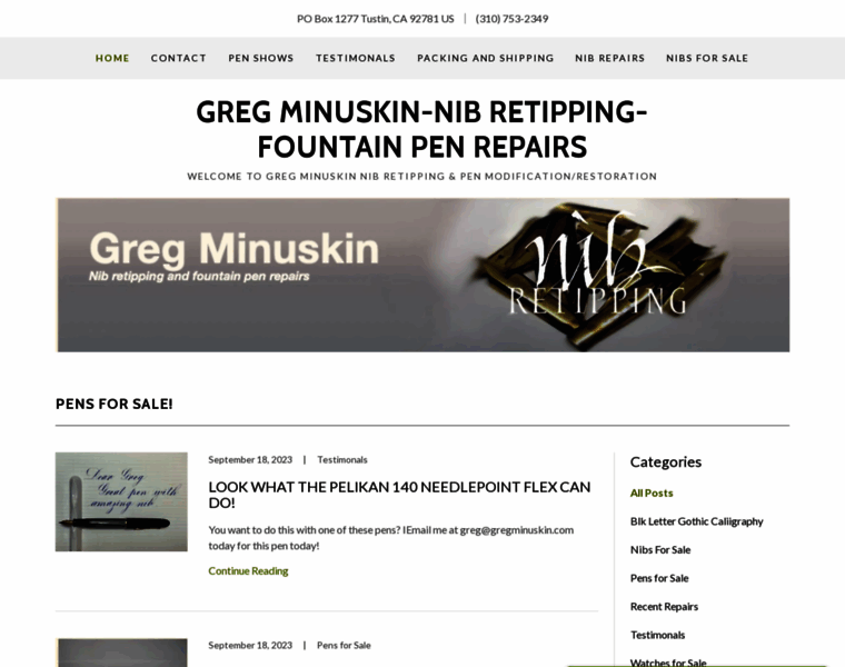Gregminuskin.com thumbnail