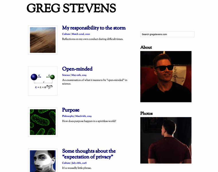 Gregstevens.com thumbnail