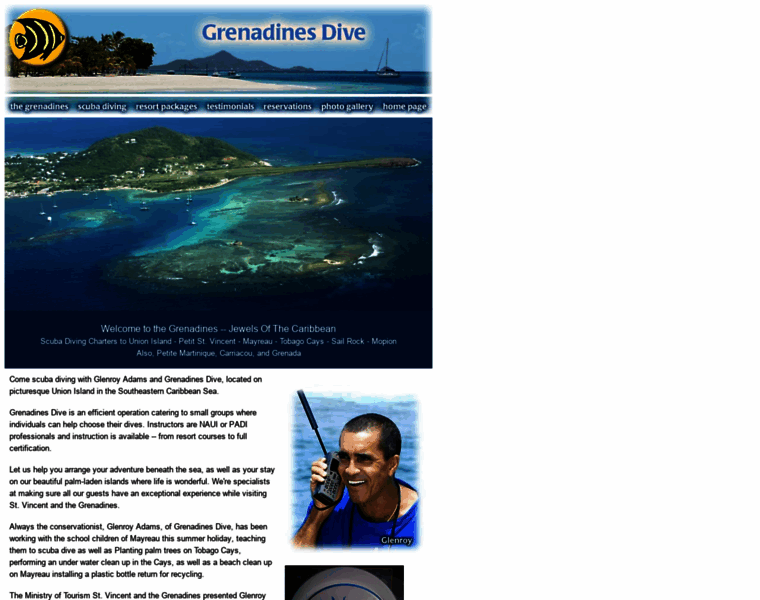 Grenadinesdive.com thumbnail