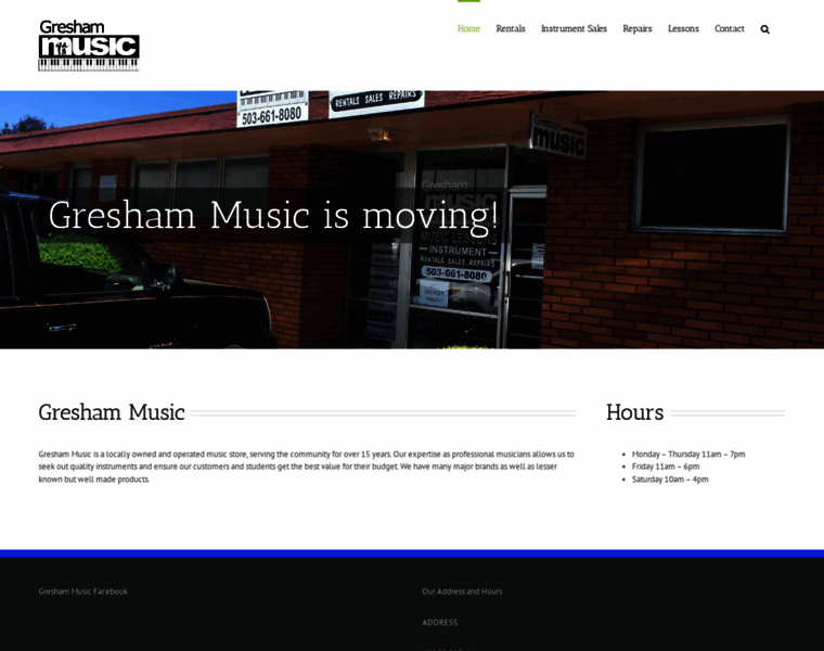 Greshammusic.com thumbnail