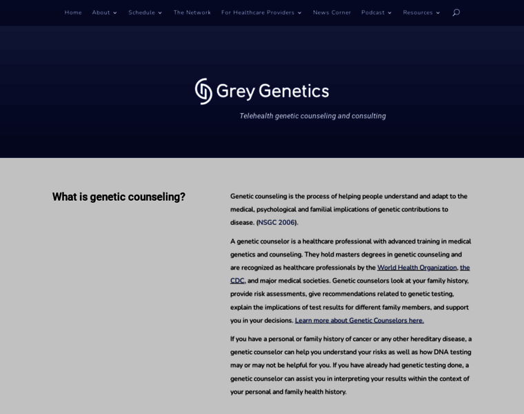 Greygenetics.com thumbnail