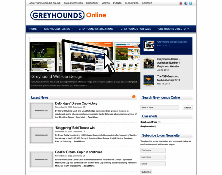 Greyhoundsonline.com thumbnail