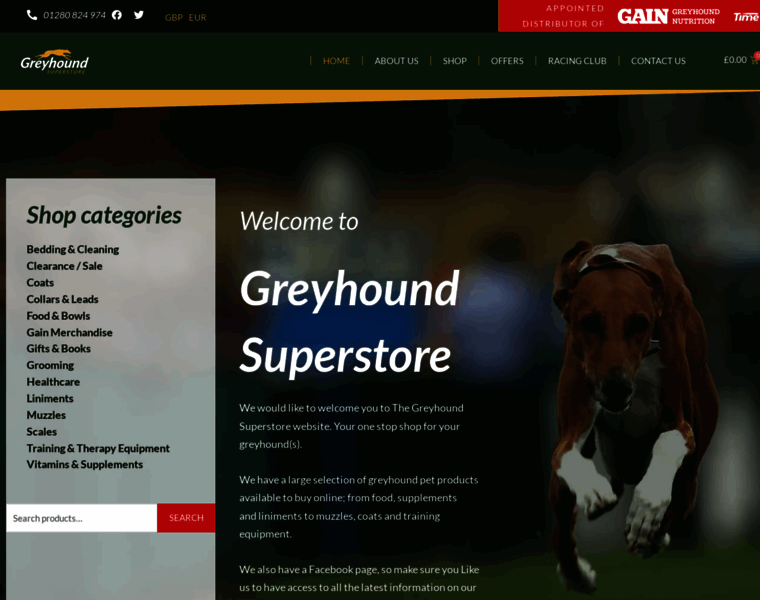 Greyhoundsuperstore.co.uk thumbnail