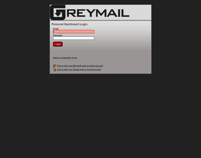 Greymail.fairpoint.net thumbnail