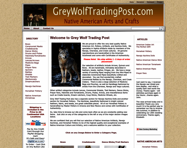 Greywolftradingpost.com thumbnail