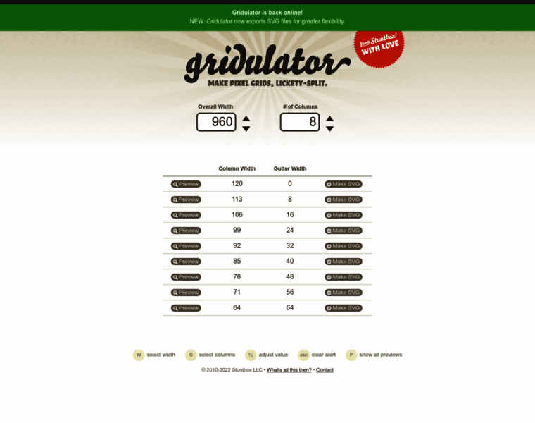 Gridulator.com thumbnail