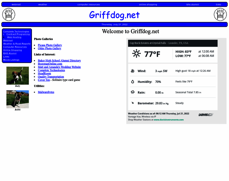 Griffdog.net thumbnail