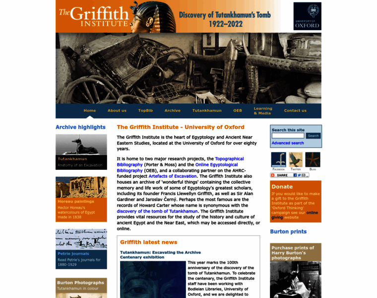 Griffith.ox.ac.uk thumbnail