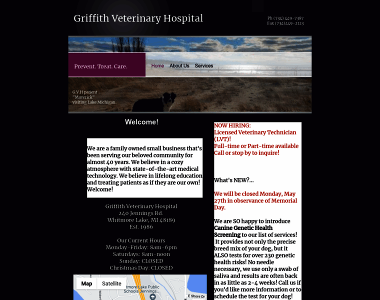 Griffithveterinaryhospital.com thumbnail
