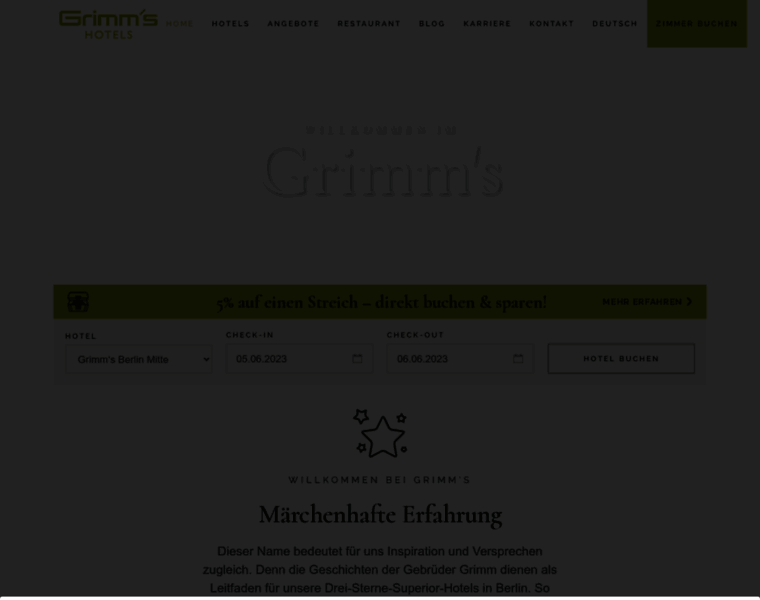 Grimms-hotel.de thumbnail