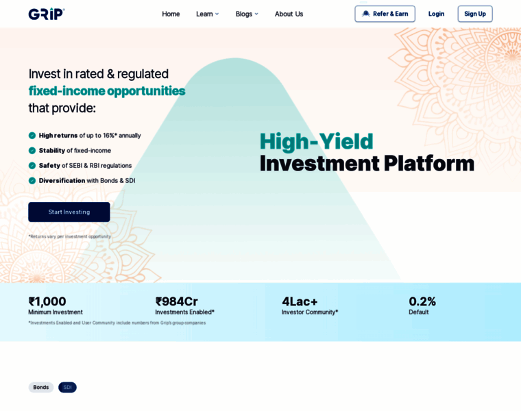 Gripinvest.in thumbnail