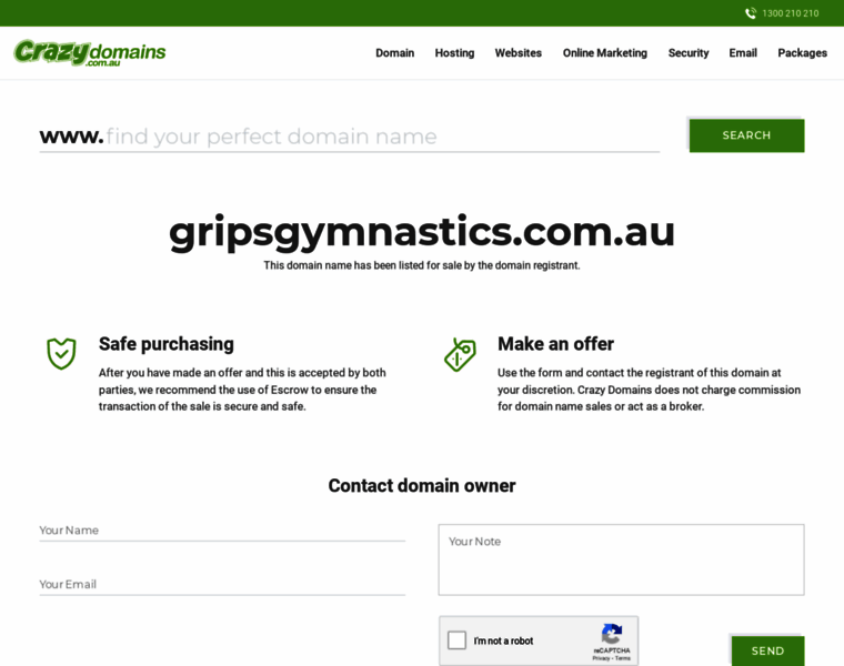 Gripsgymnastics.com.au thumbnail
