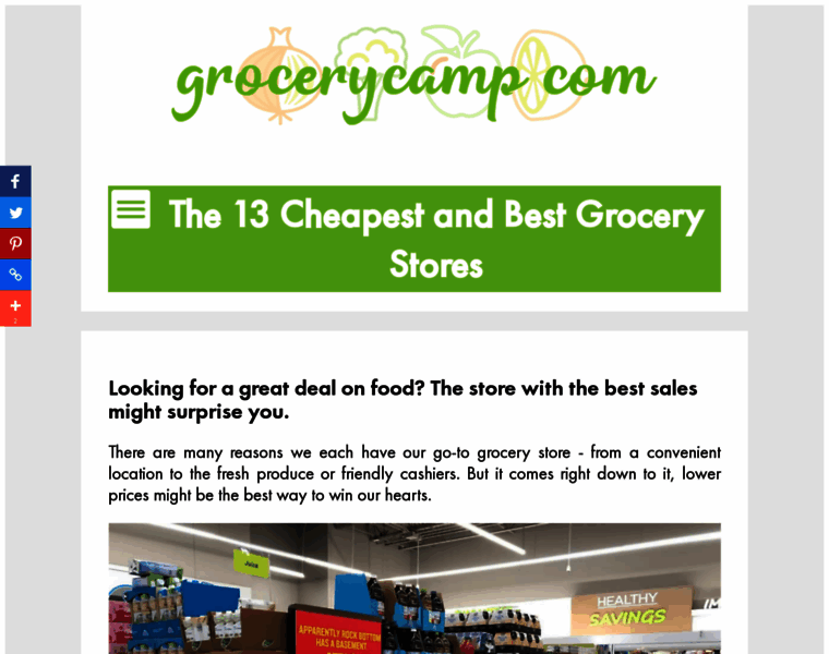 Grocerycamp.com thumbnail