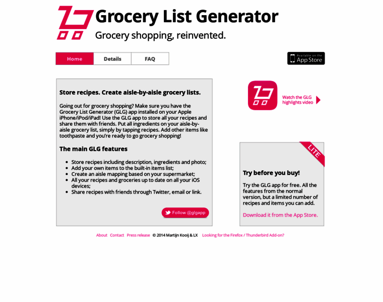 Grocerylistgenerator.com thumbnail