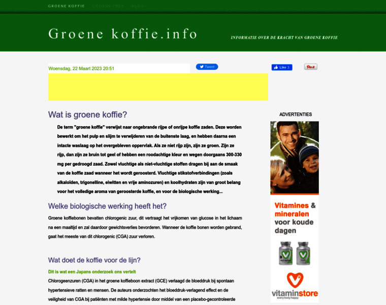 Groenekoffie.info thumbnail