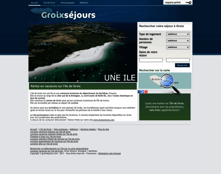Groixsejours.com thumbnail
