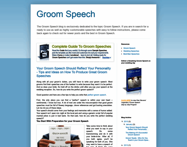 Groom-speech.blogspot.com thumbnail