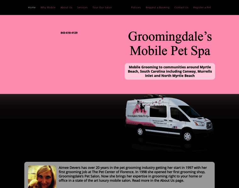 Groomingdalesmobilespa.com thumbnail
