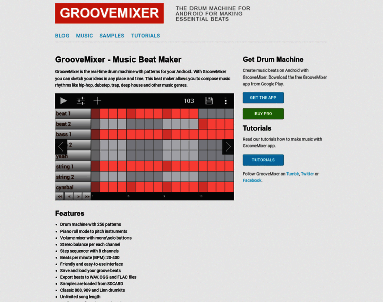 Groovemixer.com thumbnail