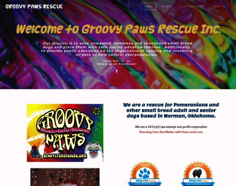 Groovypawsrescue.com thumbnail