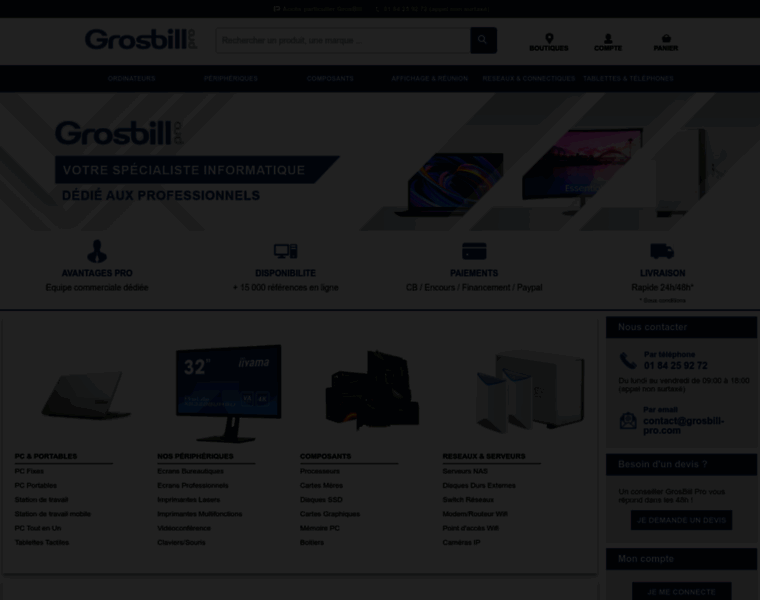 Grosbill-pro.com thumbnail