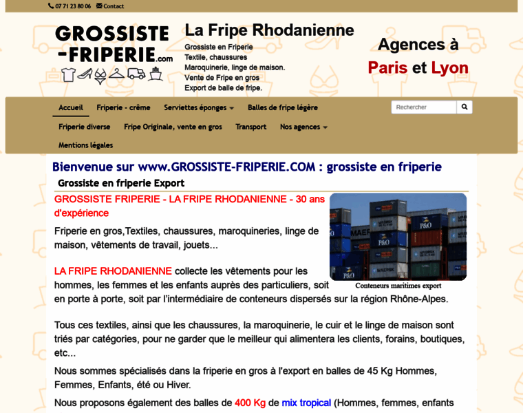 Grossiste-friperie.com thumbnail