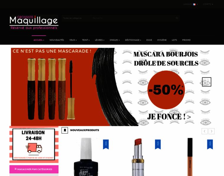 Grossistemaquillage.com thumbnail