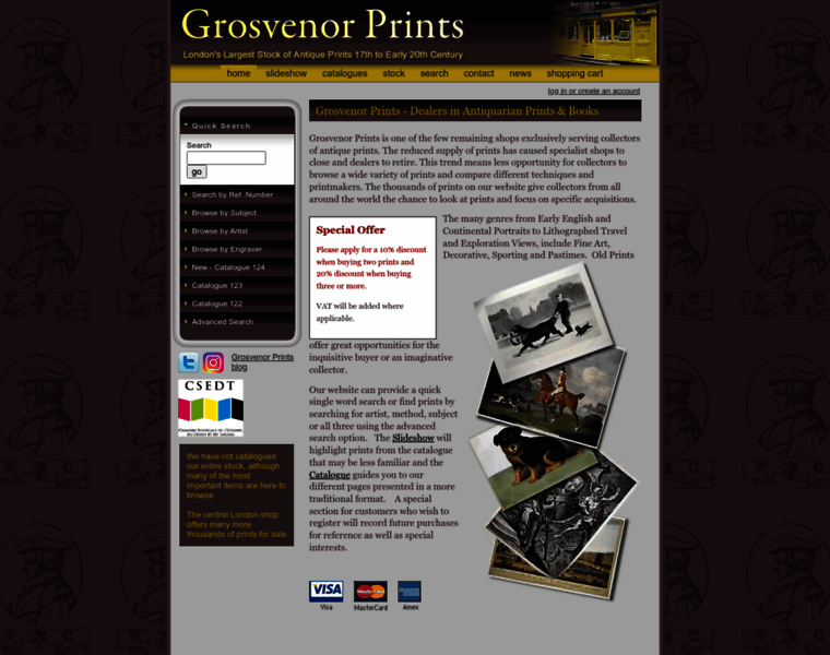 Grosvenorprints.com thumbnail