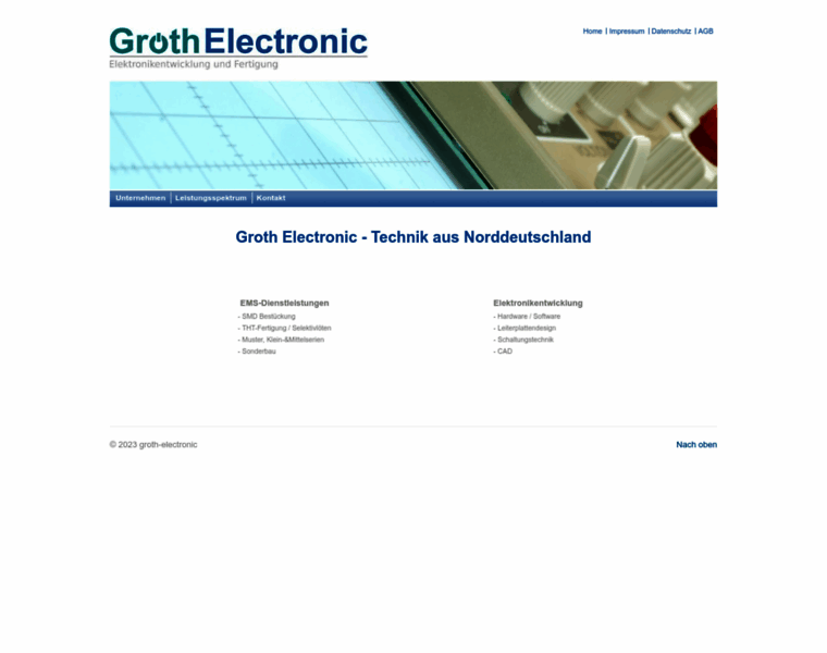 Groth-electronic.de thumbnail
