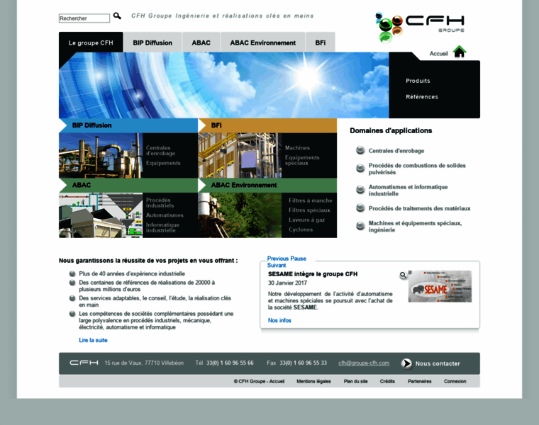Groupe-cfh.com thumbnail