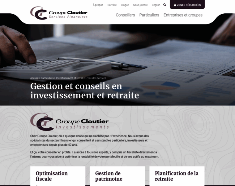 Groupecloutierinvestissements.com thumbnail