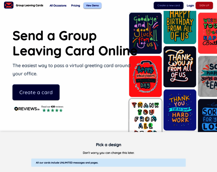 Groupleavingcards.com thumbnail