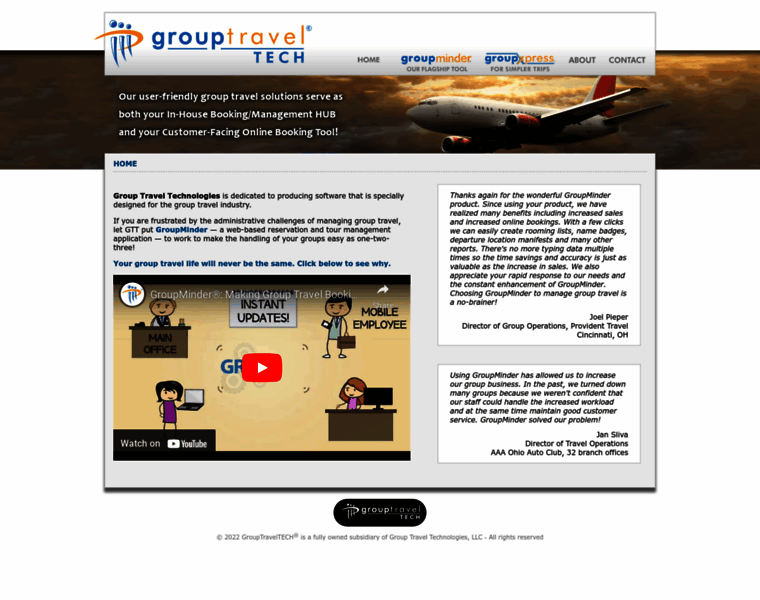 Grouptraveltech.com thumbnail