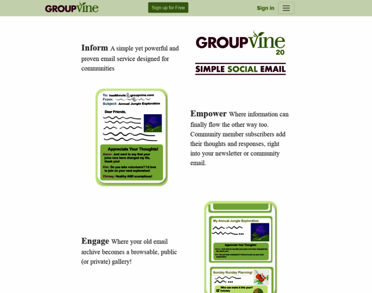 Groupvine.com thumbnail