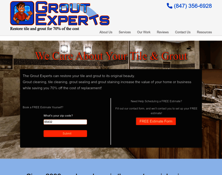 Grout-experts.com thumbnail