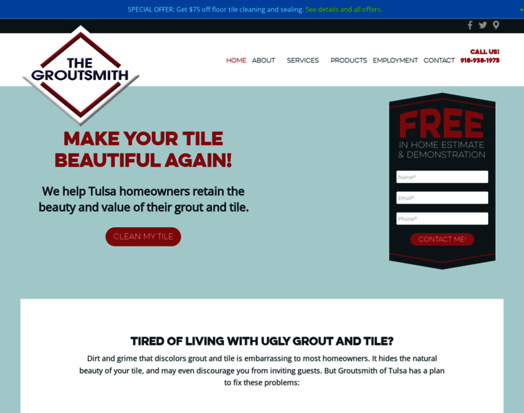 Groutsmithoftulsa.com thumbnail