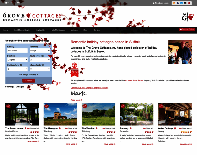Grove-cottages.co.uk thumbnail
