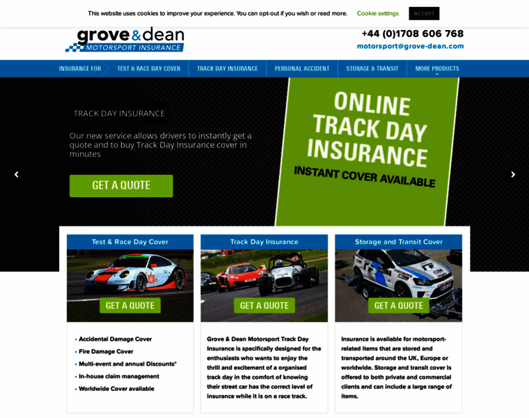 Grove-dean-motorsport.com thumbnail