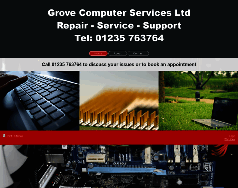 Grovecomputerservices.co.uk thumbnail