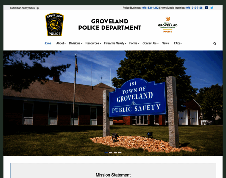 Grovelandpolice.com thumbnail