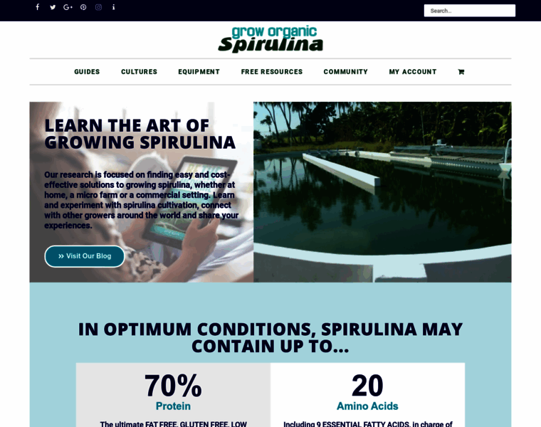 Grow-organic-spirulina.com thumbnail