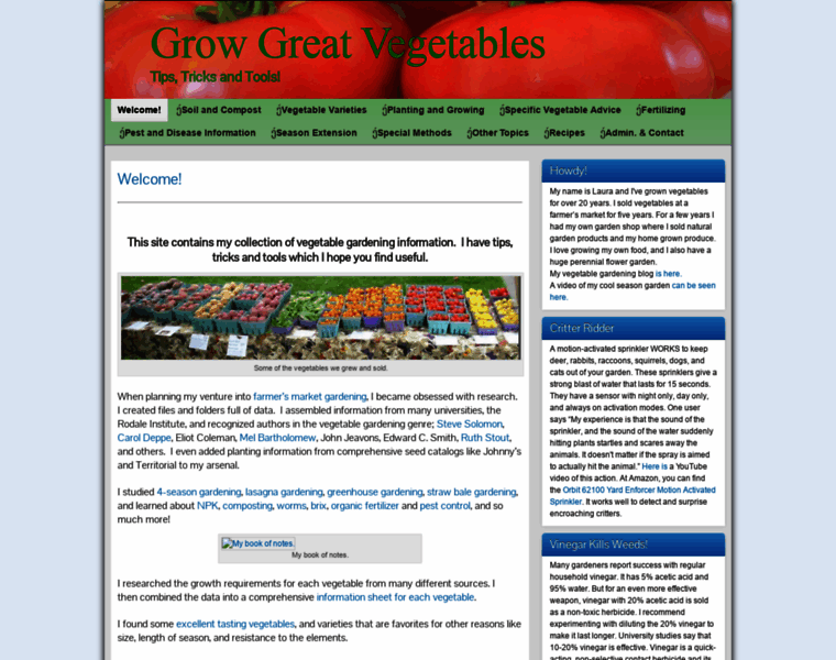 Growgreatvegetables.com thumbnail