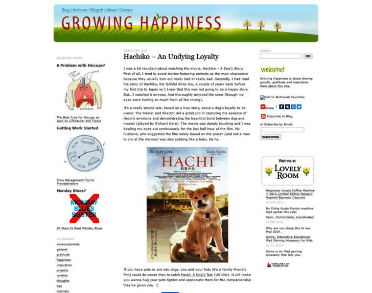 Growinghappiness.com thumbnail