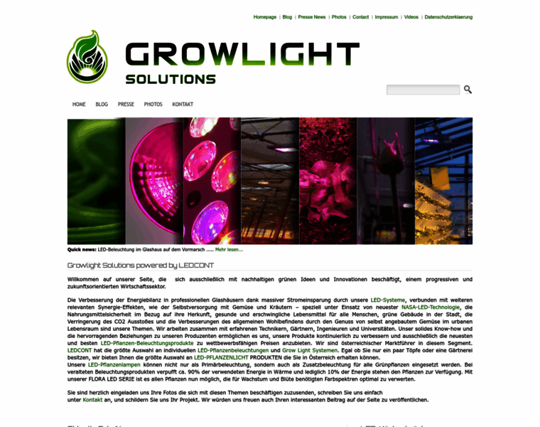 Growlightsolutions.com thumbnail