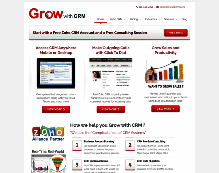 Growwithcrm.com thumbnail