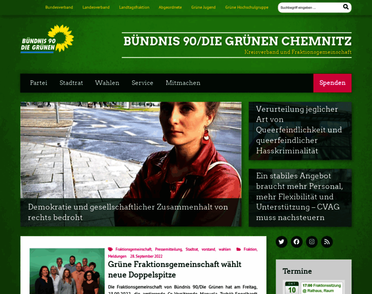 Gruene-chemnitz.de thumbnail