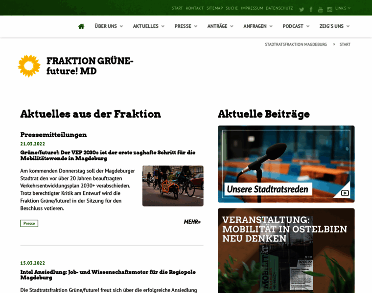 Gruene-fraktion-magdeburg.de thumbnail
