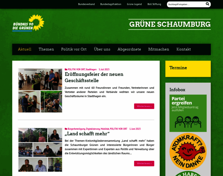 Gruene-schaumburg.de thumbnail
