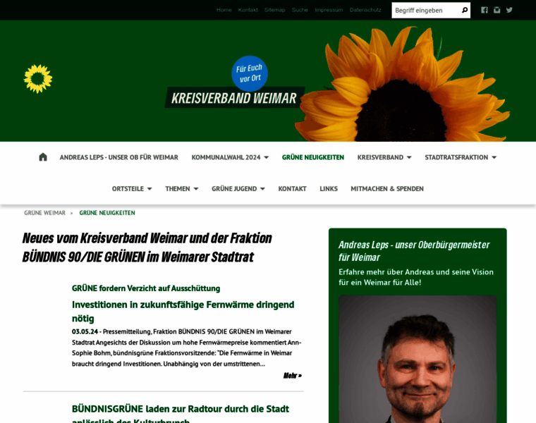 Gruene-weimar.de thumbnail