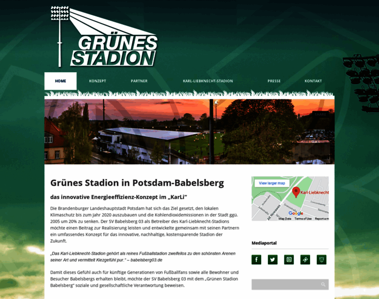 Gruenes-stadion.de thumbnail